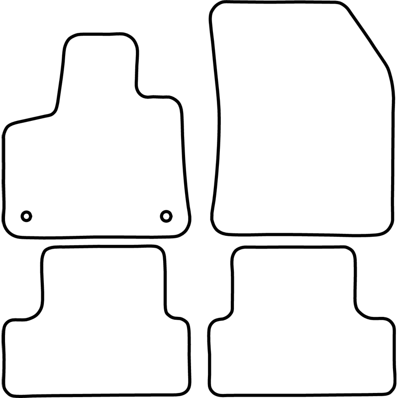 Set car mats  Opel Grandland X 2017- excl. Hybrid 2019-