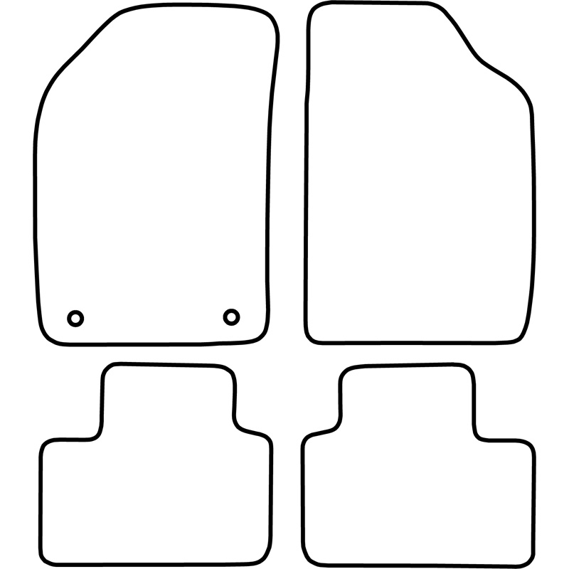 Set car mats  Lancia Ypsilon 1997-2003