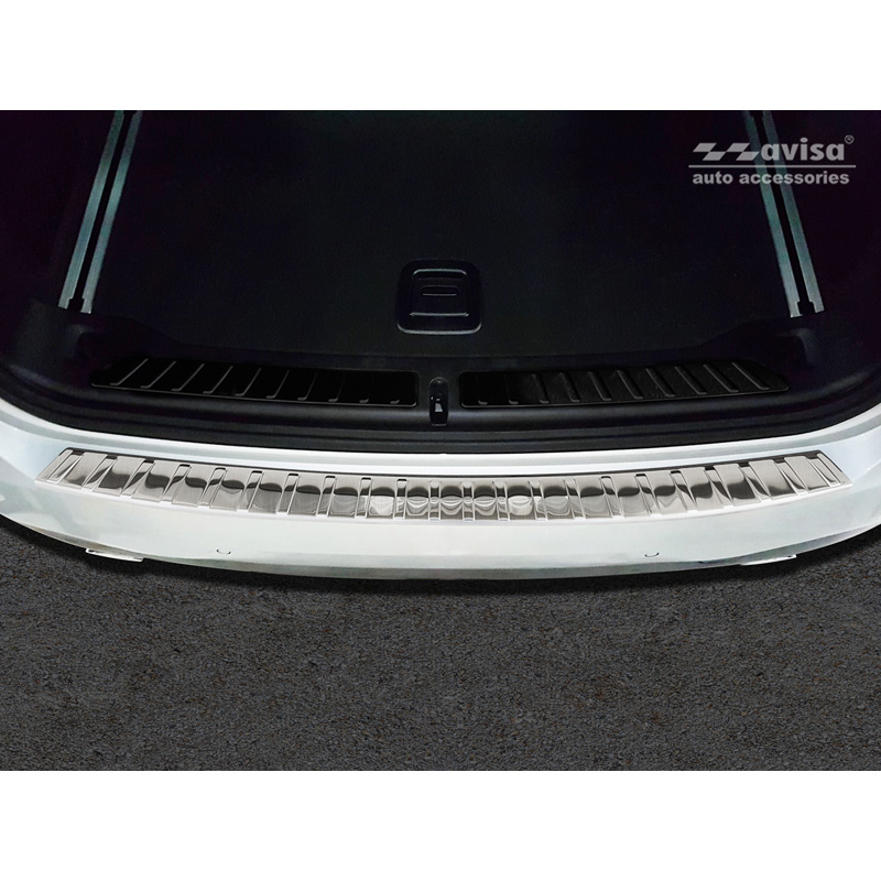 Stainless Steel Rear bumper protector  BMW X3 (G01) 2017-2021 & Facelift 2021-2024 excl. M-Package 'Ribs'