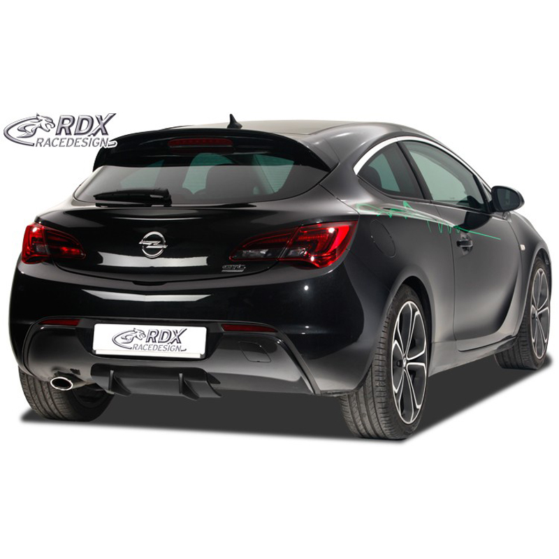 Rear bumper skirt 'Diffuser' Universal 'U-Diff' 52,5cm (PU)