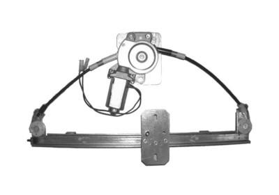 raammechanisme, 4/5 drs, incl motor, achter, links Renault Megan