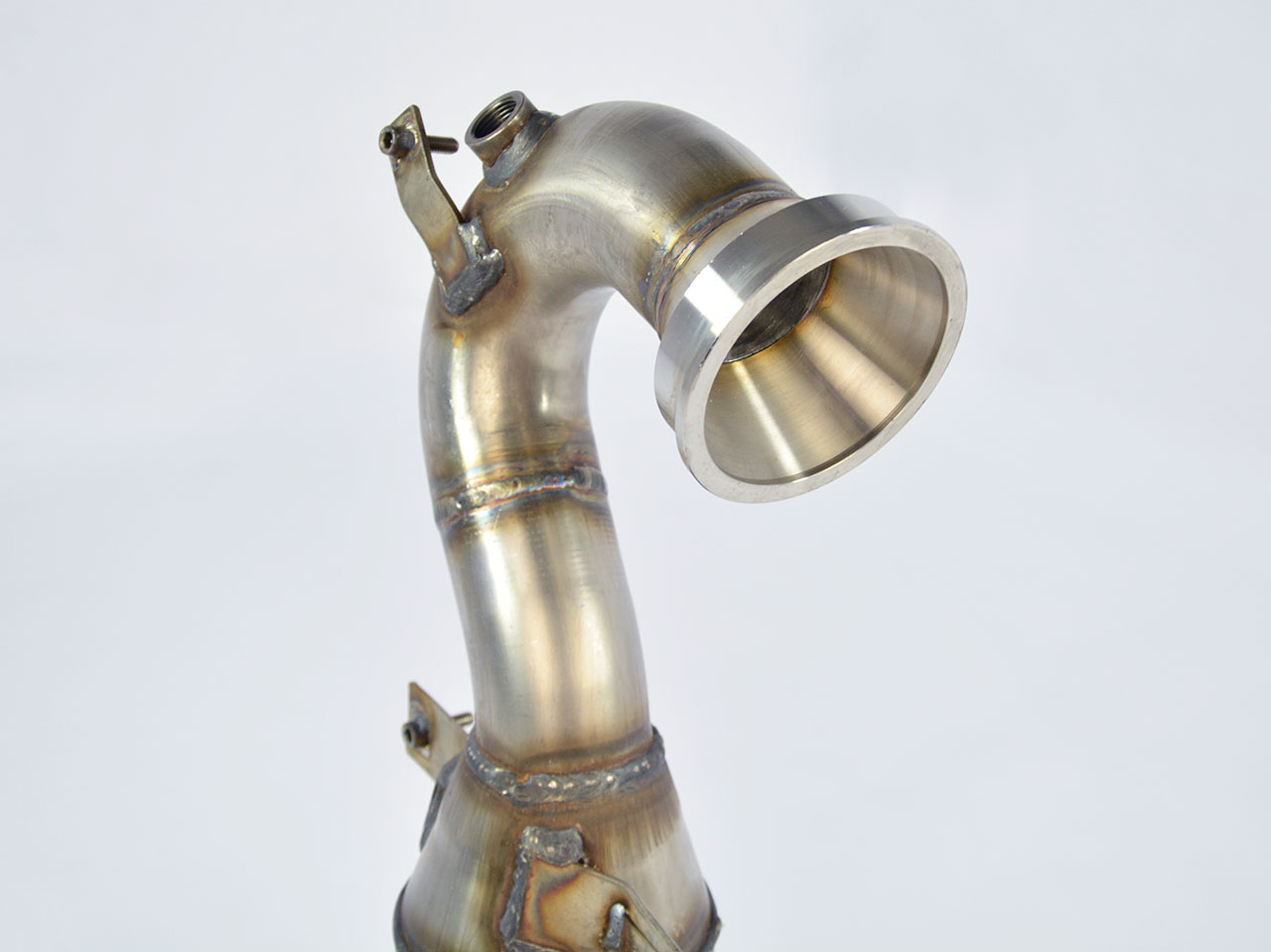 595 ABARTH 1.4T "50° Anniversario" (180 Hp) 2013 Turbo downpipe kit + Metallic catalytic converter (