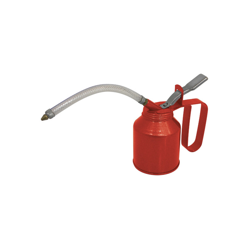 Carpoint Metal Oil Can with Spout 180ml - Red