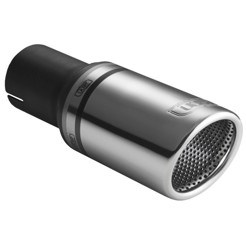 Ulter Sport Exhaust finisher - Round Ø90mm Slanted RS - Length 120mm - Installation ->50mm - Inox