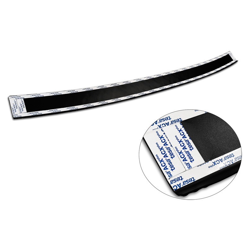Matt Black Aluminum Rear bumper protector  Nissan X-Trail IV (T33) 2021- 'Riffled Plate'