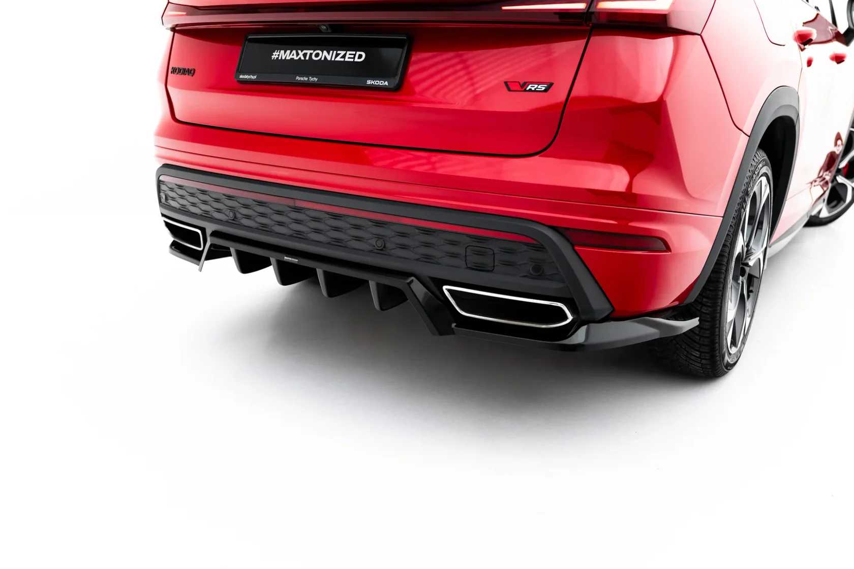Diffuser Skoda Kodiaq RS FL Maxton Glans Zwart