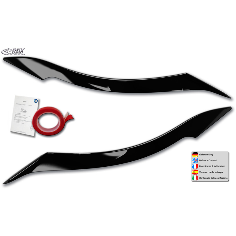 RDX Head light spoilers  BMW Z4 (E89) 2009-2016 (ABS Gloss Black)