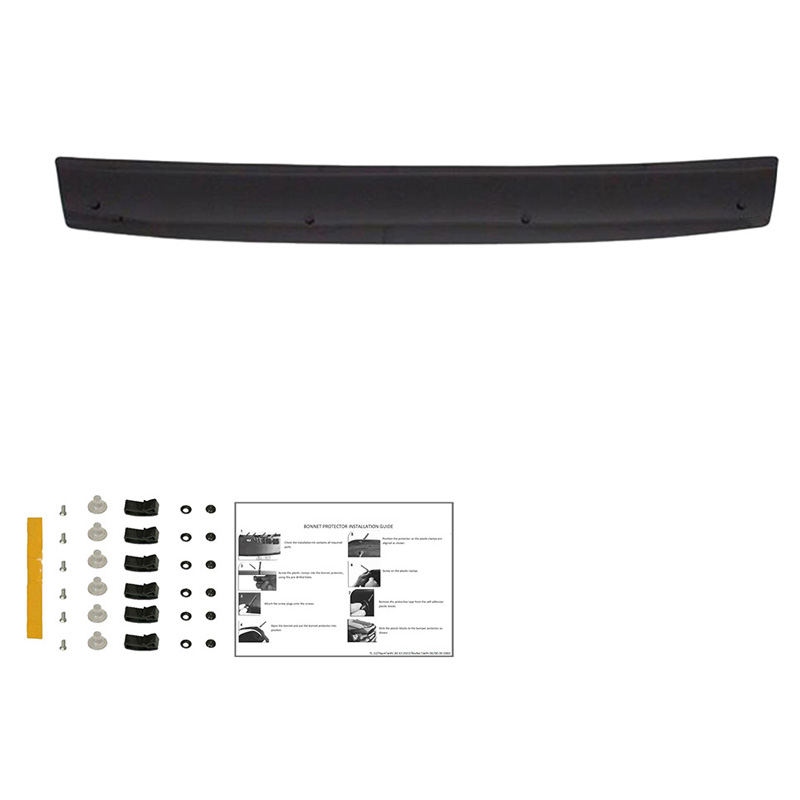 Bonnet Protector  Renault Trafic X83 01-2014 - Gloss black