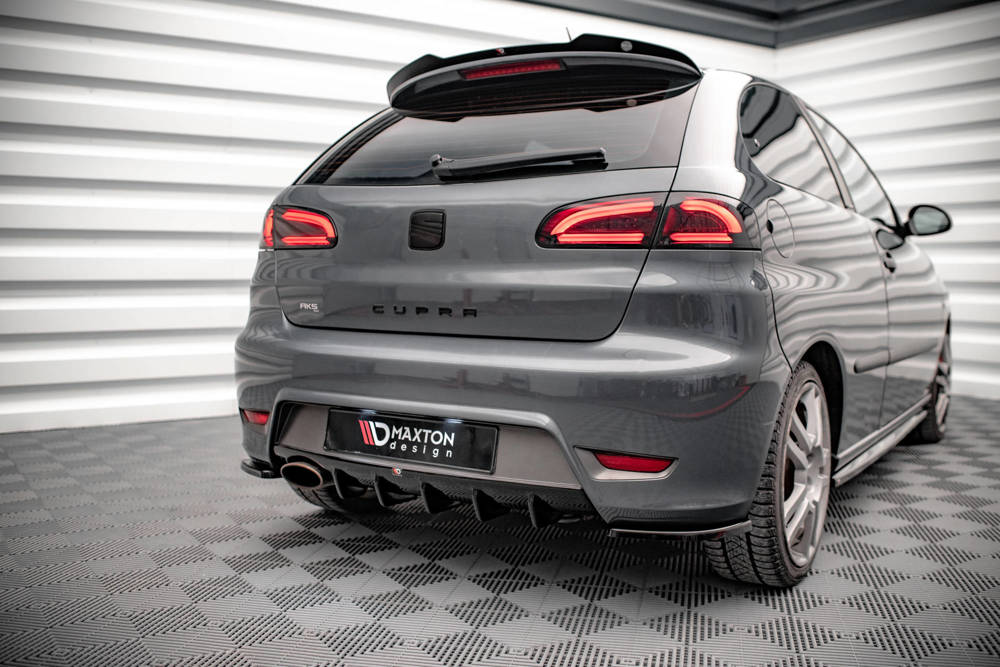 Diffuser passend voor Seat Ibiza Cupra MK3 Maxton Glans Zwart