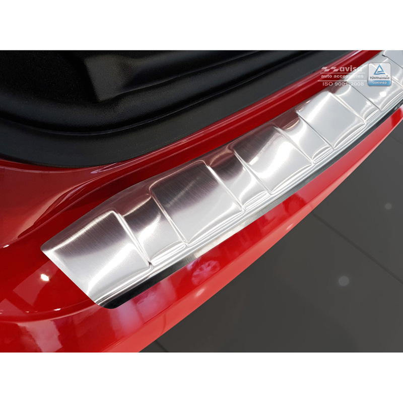 Stainless Steel Rear bumper protector  Jaguar E-Pace 2017-2020 & FL 2020- 'Ribs'