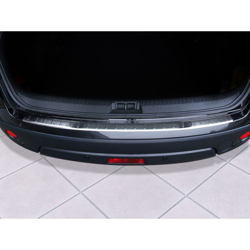 Stainless Steel Rear bumper protector  Nissan Qashqai 2007-2013 'Ribs'