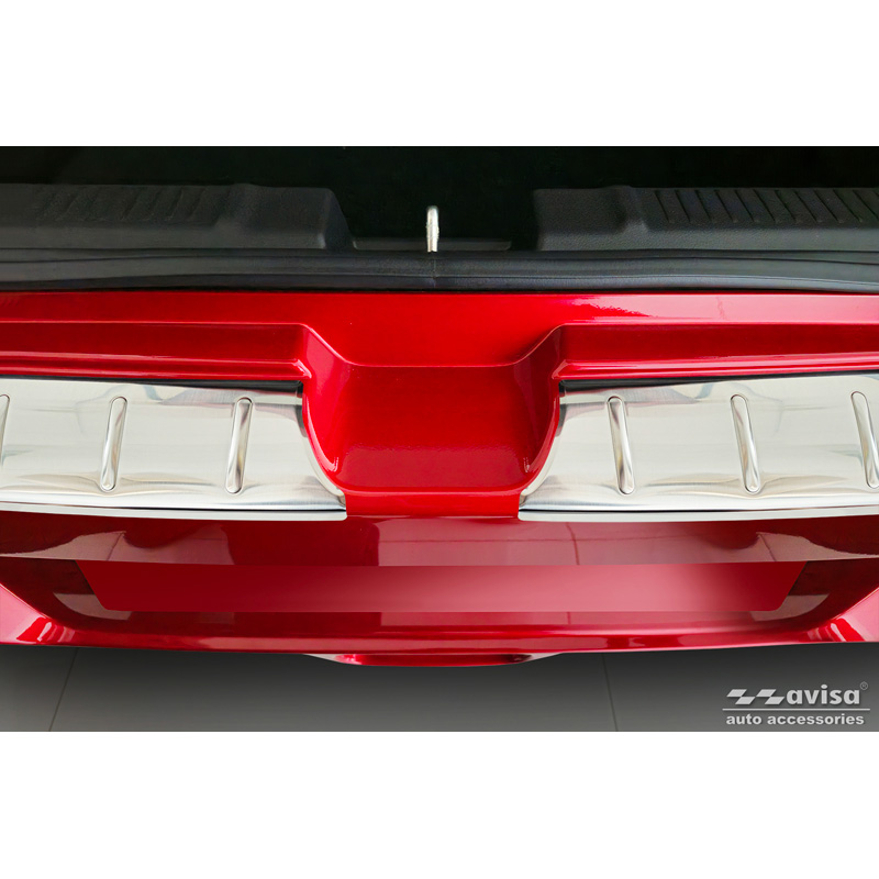 Stainless Steel Rear bumper protector  Suzuki Swift VI 2024- 'Ribs'