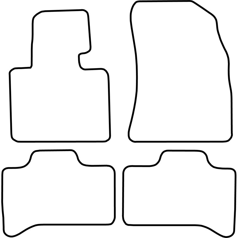 Set velour car mats  BMW X5 2000-