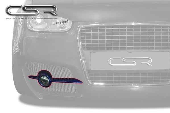Set mistlampholders front alle Single Frame CSR bumper (originel
