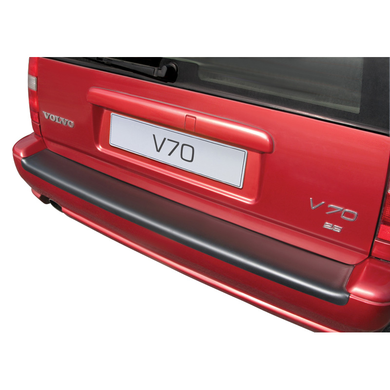ABS Rear bumper protector  Volvo V70 1996-2000 (for painted bumpers) Black