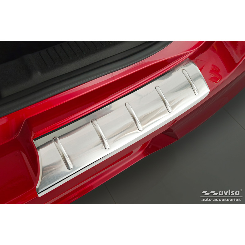 Stainless Steel Rear bumper protector  Suzuki Swift VI 2024- 'Ribs'