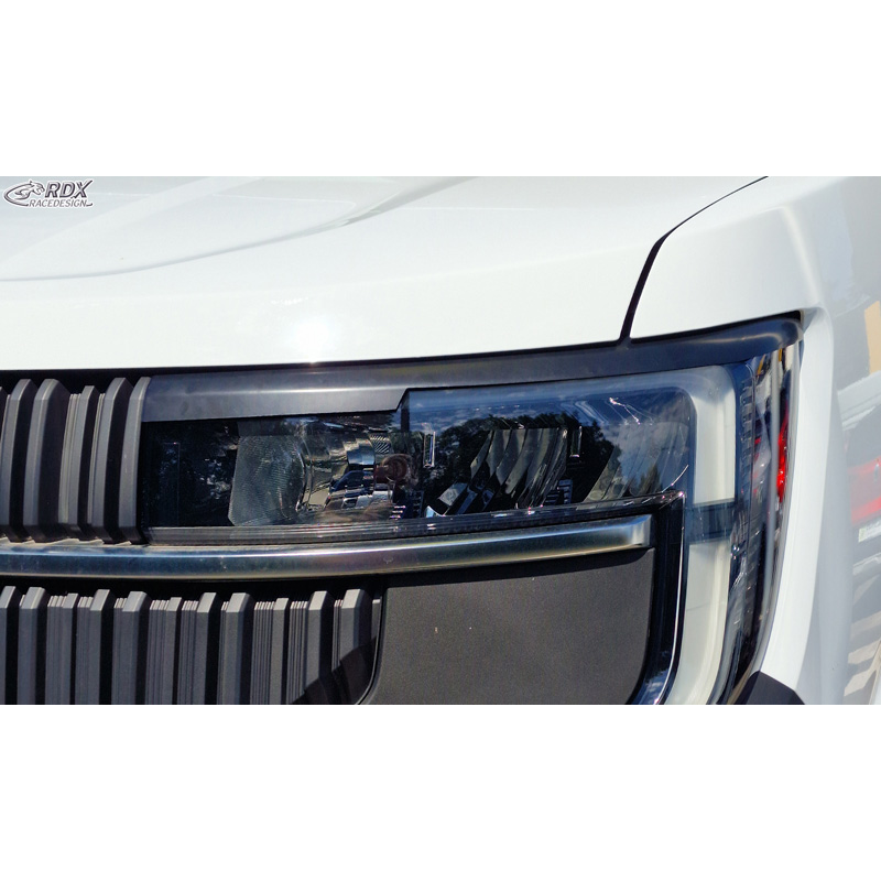 RDX Head light spoilers  Renault Master IV 2024- & Nissan Interstar 2024- (ABS)