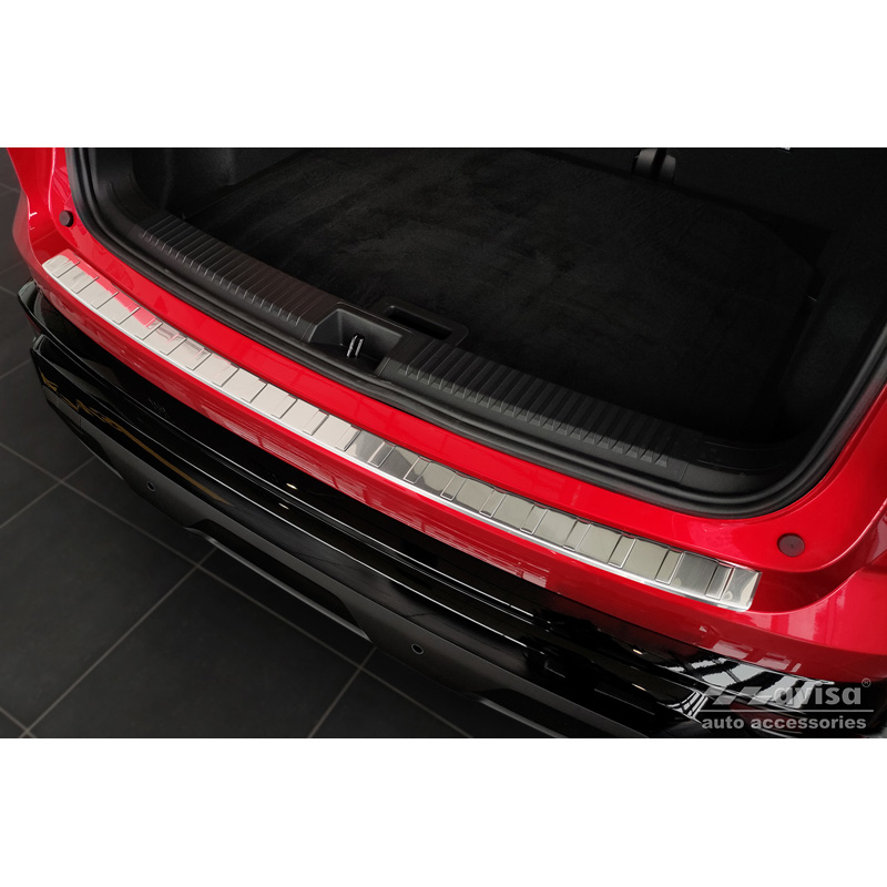 Stainless Steel Rear bumper protector  Renault Austral 2022- ""Ribs""