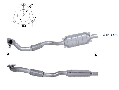 Opel ASTRA 1.9TD CDTI 1910 cc 88 Kw / 120 cv Z19DT Magnaflow CAT