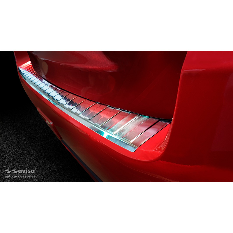 Stainless Steel Rear bumper protector  Mitsubishi ASX Facelift 2019- 'Ribs'