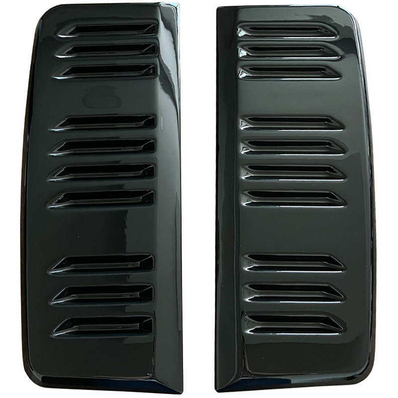 Oneway Air Vents  Volkswagen Transporter T5.1/T6/T6.1 2010-2022 (Long wheel base) - Version 2 - Gloss black