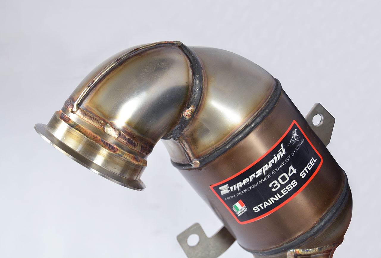 AUDI A3 8V 1.8 TFSI (180 Hp) 2013 -> 2015 Turbo downpipe kit + Metallic catalytic converter 200 CPSI