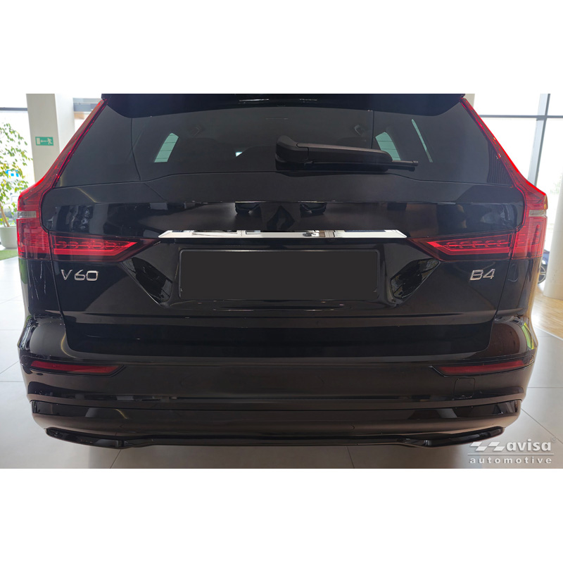 Avisa Chrome Stainless Steel Trunk Tailgate Trim Cover  Volvo V60 II 2018-