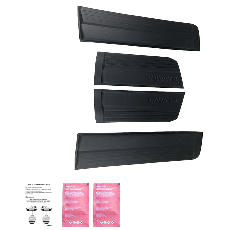 Body Cladding  Nissan Navara NP300 (D23) 2014-2021 - Matt black