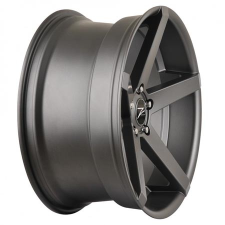 Z-Performance Six Matte Gunmetal 9x18 5x120 ET38 Velgen