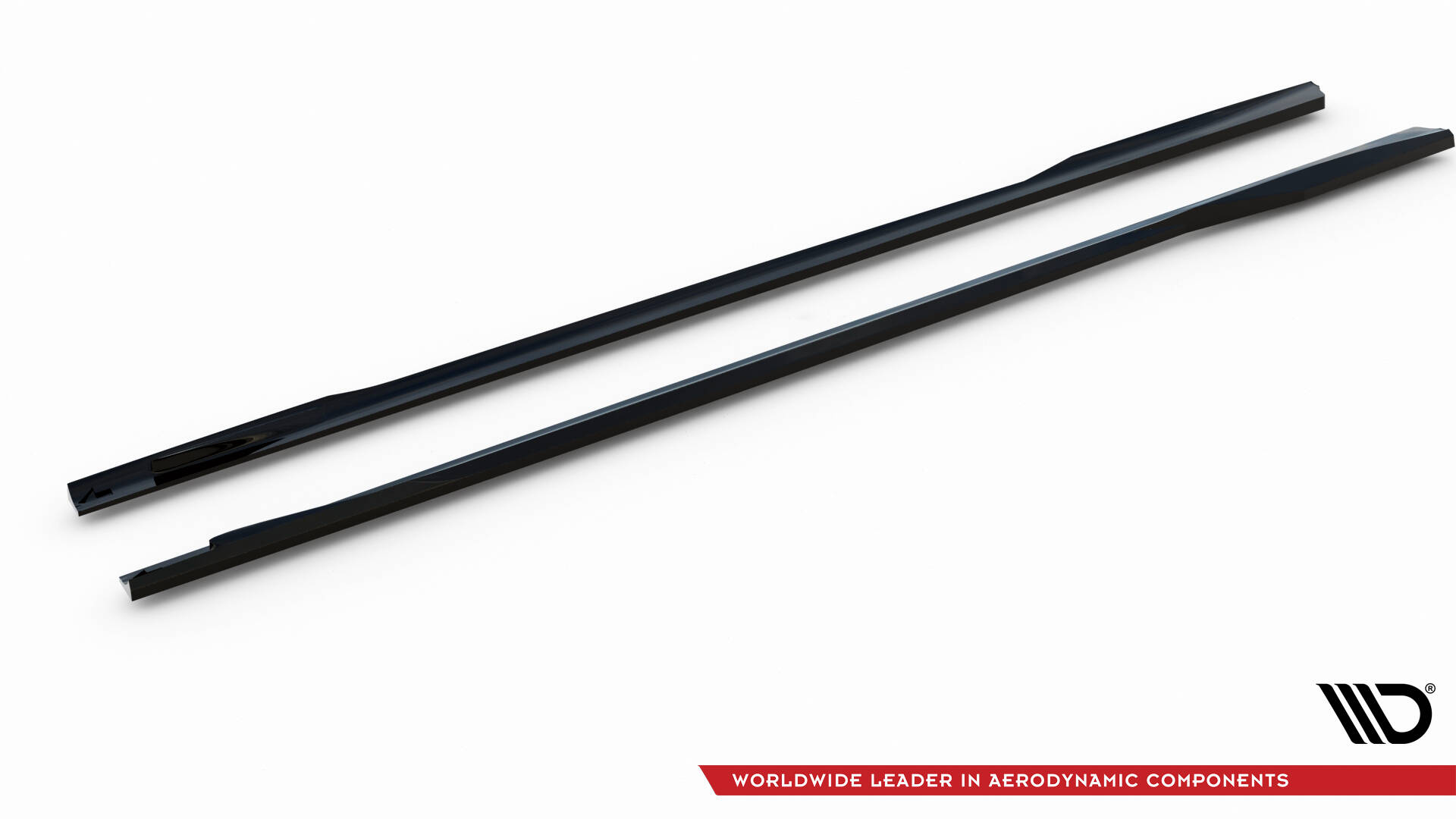 Zijskirts passend voor BMW 4 Coupe / Cabrio G22 / G23 Maxton Glanzend zwart