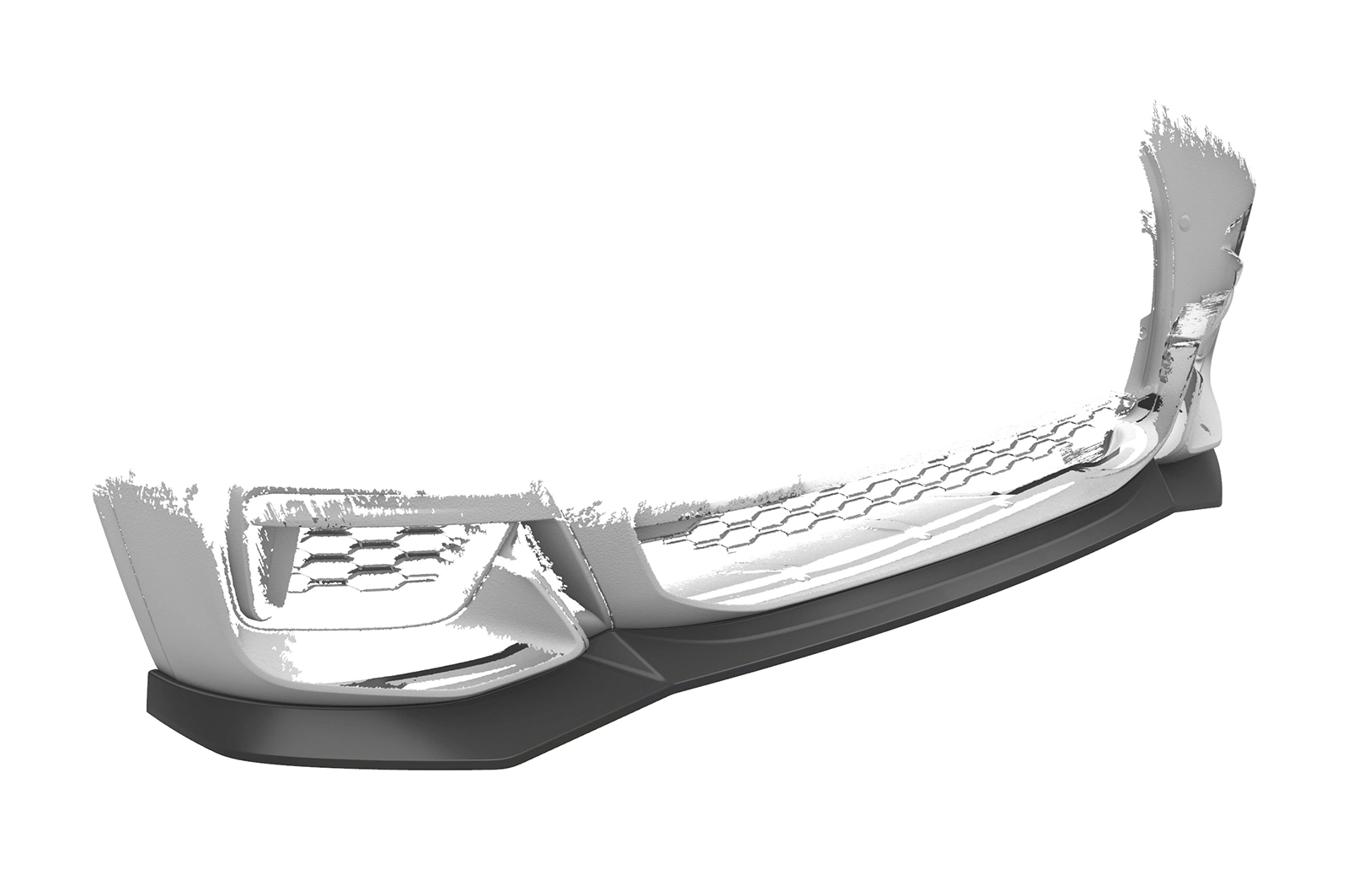 Voorspoiler passend voor BMW X3 G01 / X4 G02 M-Pakket 2017-2021 Glans Zwart CSR