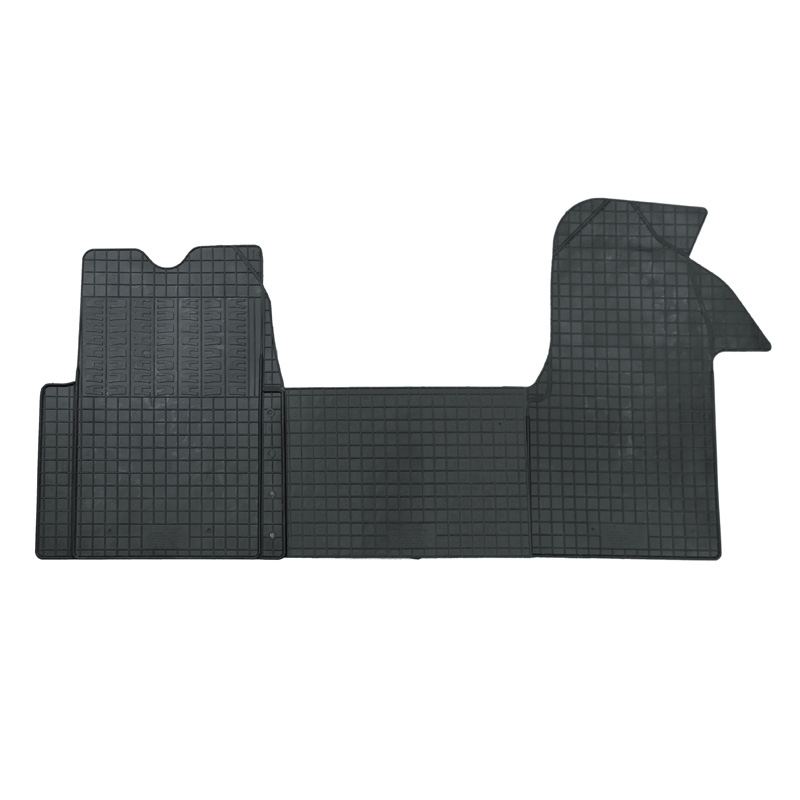 Rubber car mats set  Opel Movano & Renault Master 1998-2014 & Nissan NV400 2011- (3-pieces + fixing system)