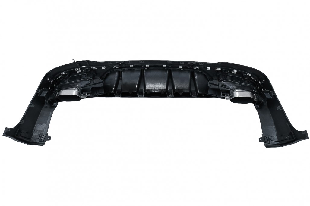 Diffuser passend voor Mercedes GLC X253 (2020-..) Facelift GLC63 incl. Uitlaat Stukken zwart