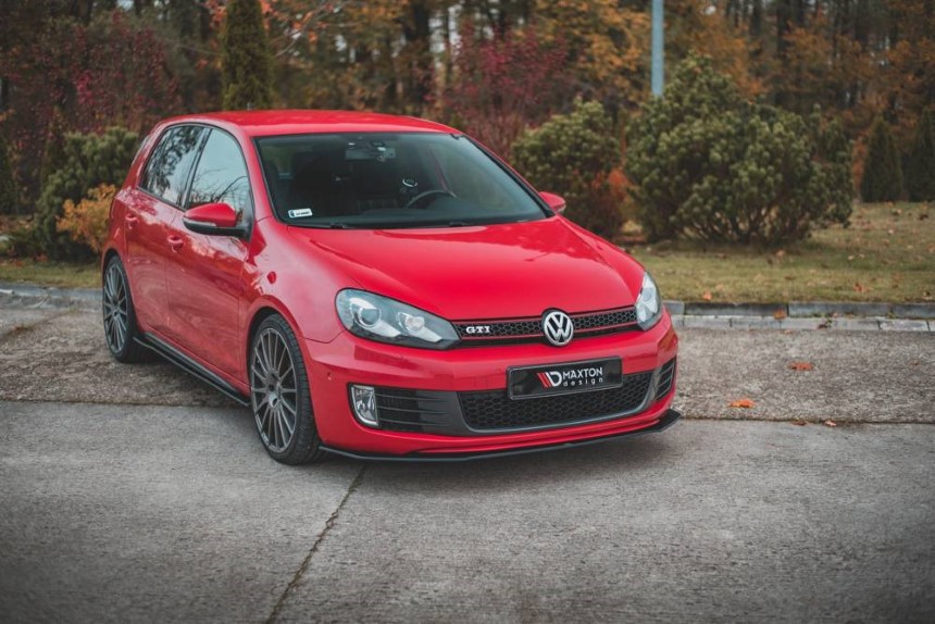 Race Voorspoiler passend voor VW Golf 6 GTI Maxton Design v.3