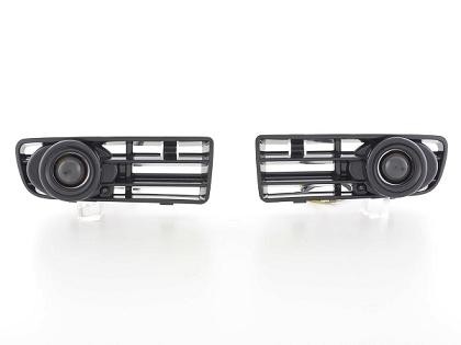 Fog lights with grille Golf 4 98-02 Black