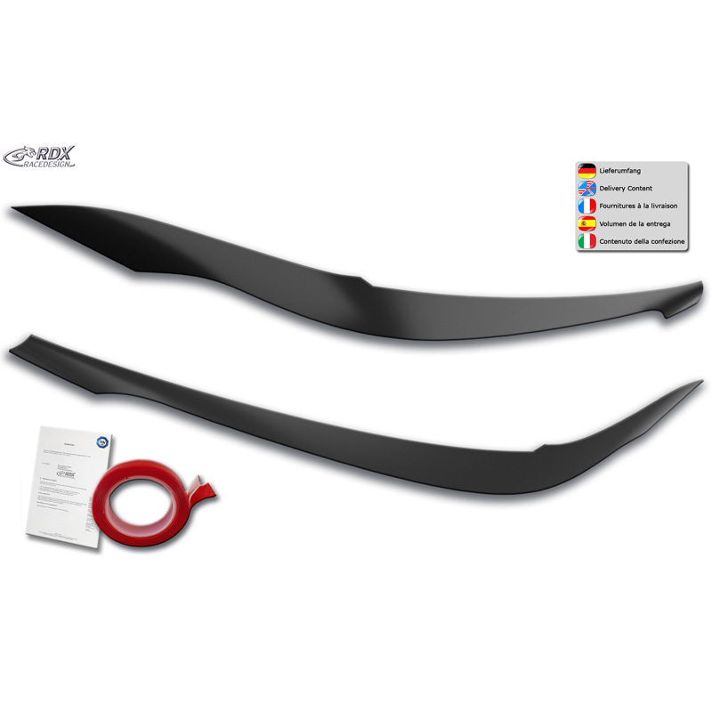 Head light spoilers  BMW 3-Series G20/G21 Sedan/Touring 2019- (ABS)