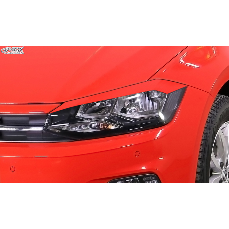 Head light spoilers  Volkswagen Polo (AW) 2017- (ABS)