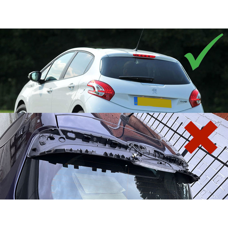 Roof spoiler  Peugeot 208 3/5-doors 2012- (PU)