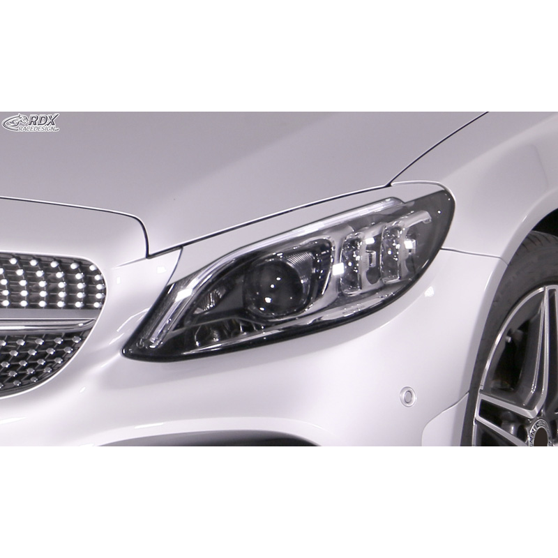 Head light spoilers  Mercedes C-Class (W205) Sedan/Estate/Coupé 2014-2021 (ABS)