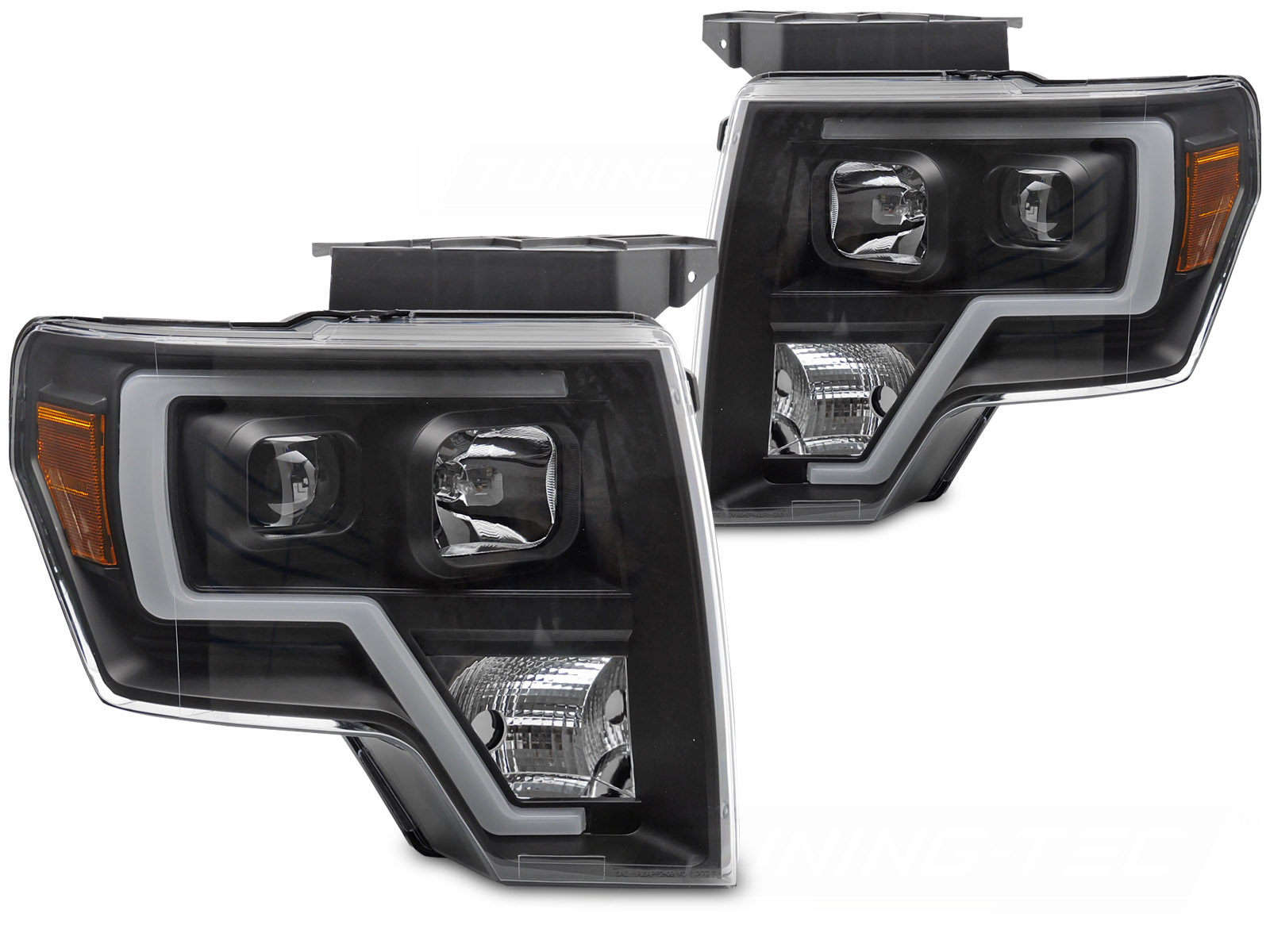 Headlights Ford F150 MK12 08-14 TL-LAMP Black