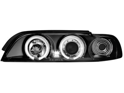 Headlights BMW E39 Angel Eyes Black SPECIAL PRICE