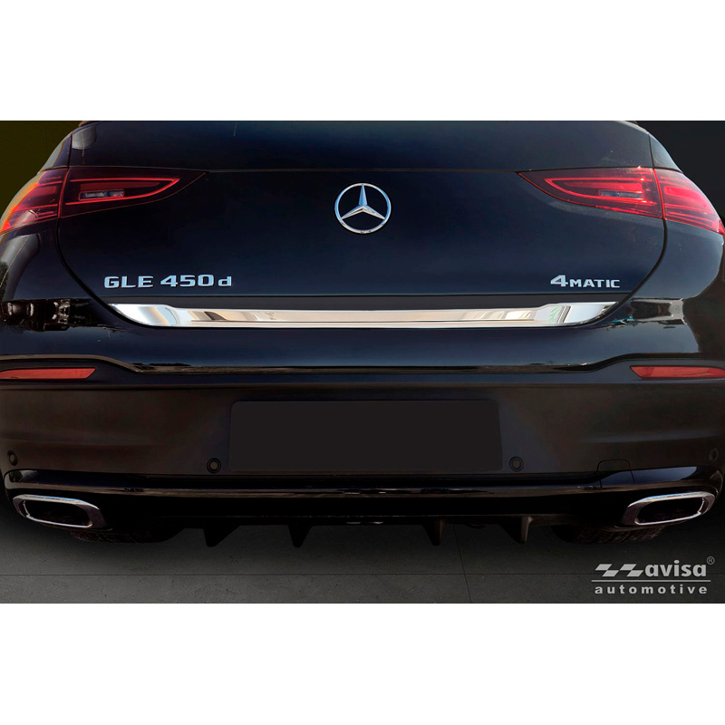 Avisa Chrome Stainless Steel Tailgate Trim  Mercedes GLE Coupe (C167) 2019-2023 & Facelift 2023-