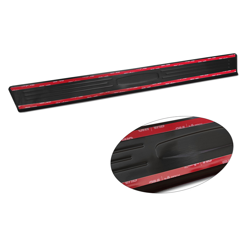 Black Inox door sill protectors  BMW X6 G06 2019- 'Hybrid' - 4-pieces