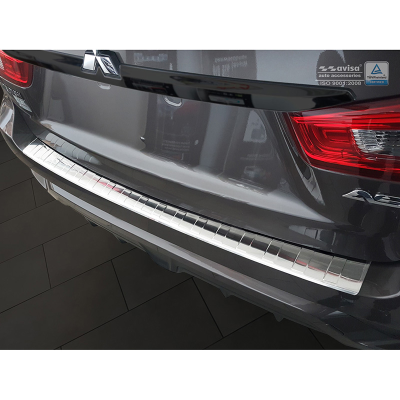 Stainless Steel Rear bumper protector  Mitsubishi ASX 2017-2019 'Ribs'