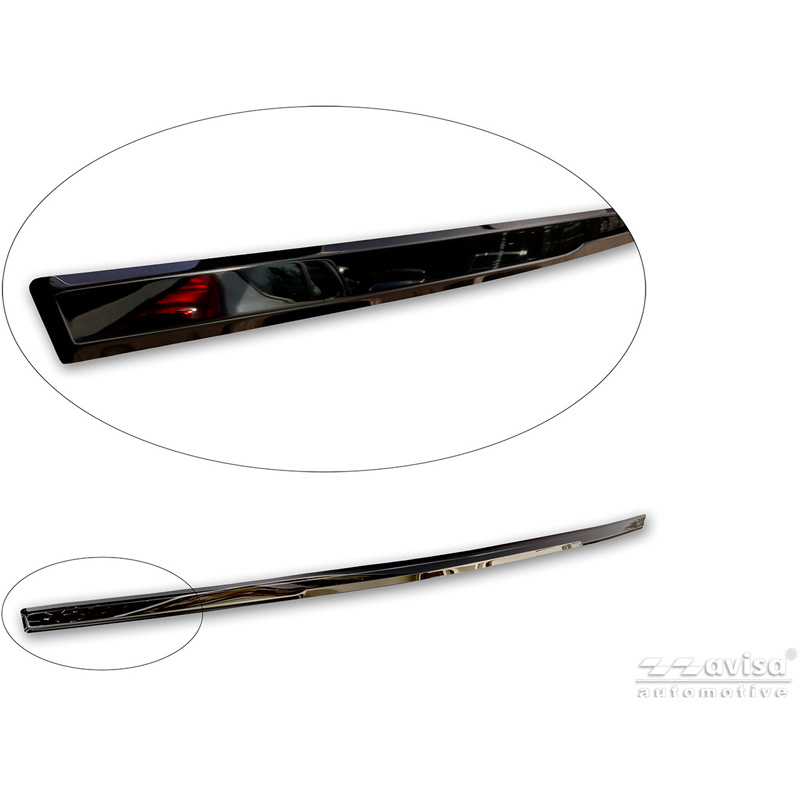 Avisa Black Chrome Stainless Steel Tailgate Trim  BMW X6 (G06) 2023- excl. M-Sport