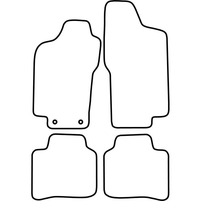 Set car mats  Lancia Delta 1996-2008