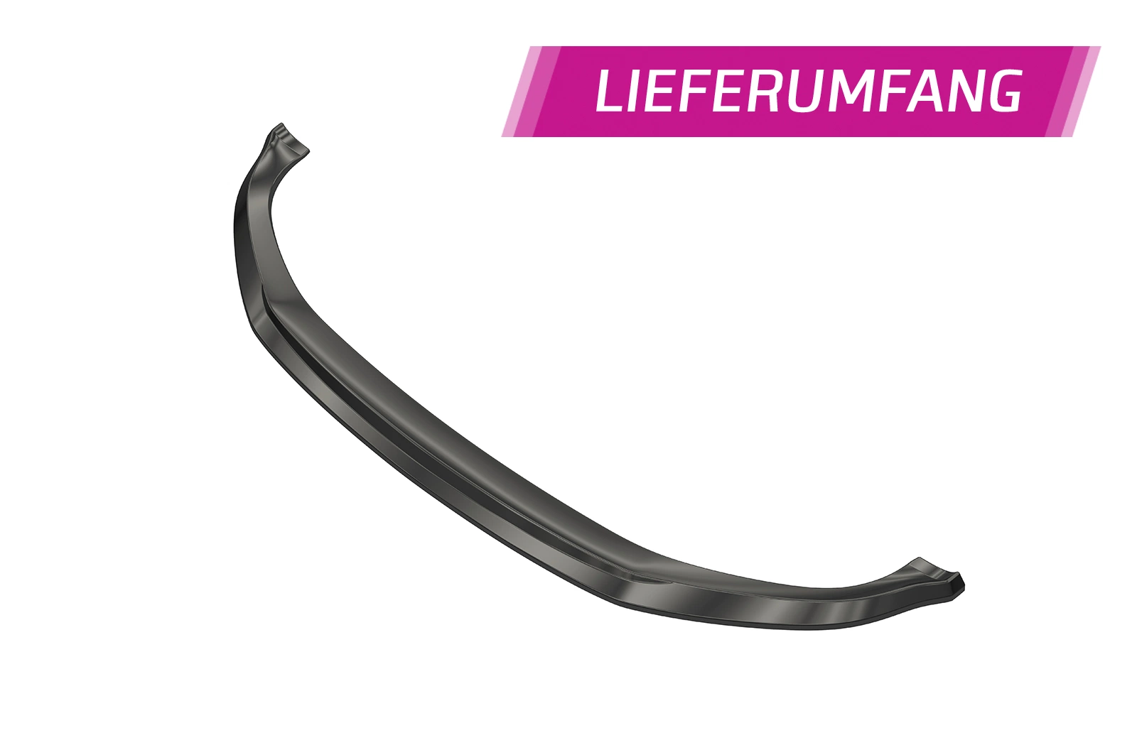 Voorspoiler passend voor VW T5 Bus glans zwart – 09/2009–07/2015