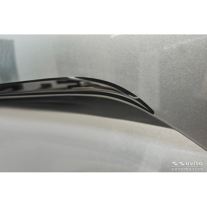 Avisa Black Chrome Stainless Steel Tailgate Trim  Volkswagen Mulivan T7 2021-