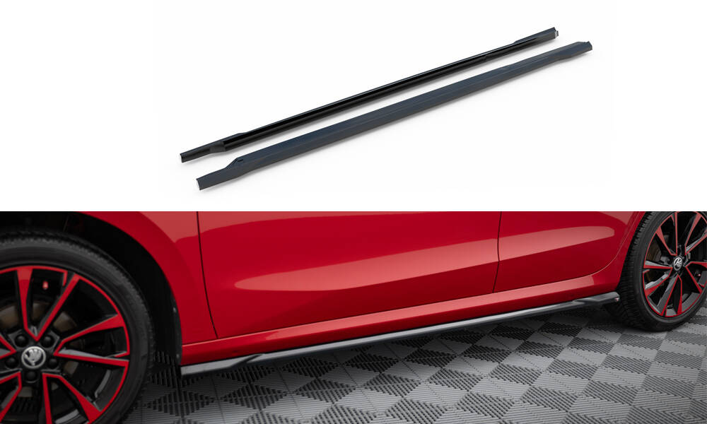 Zijskirts passend voor Skoda Fabia Mk4
