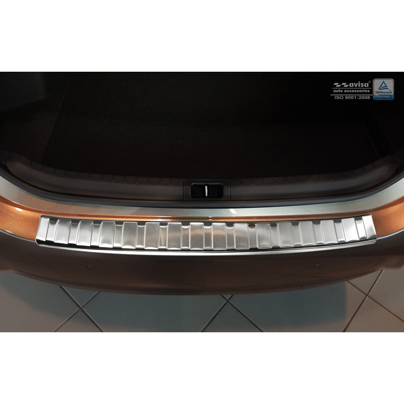 Stainless Steel Rear bumper protector  Toyota Corolla XI E16 Facelift 2016- 'Ribs'